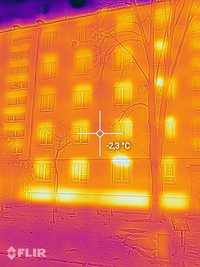 Тепловизор энергоаудит окна кровля отопление тепло