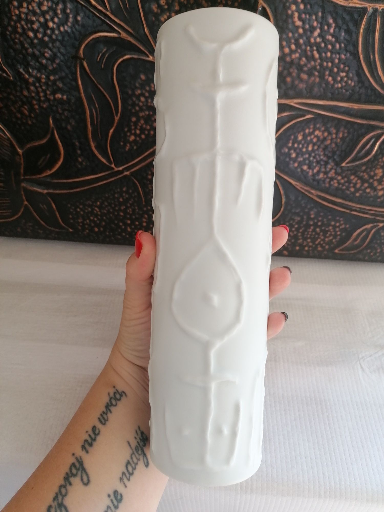 Duży piękny porcelanowy biskwitowy wazon Rosenthal