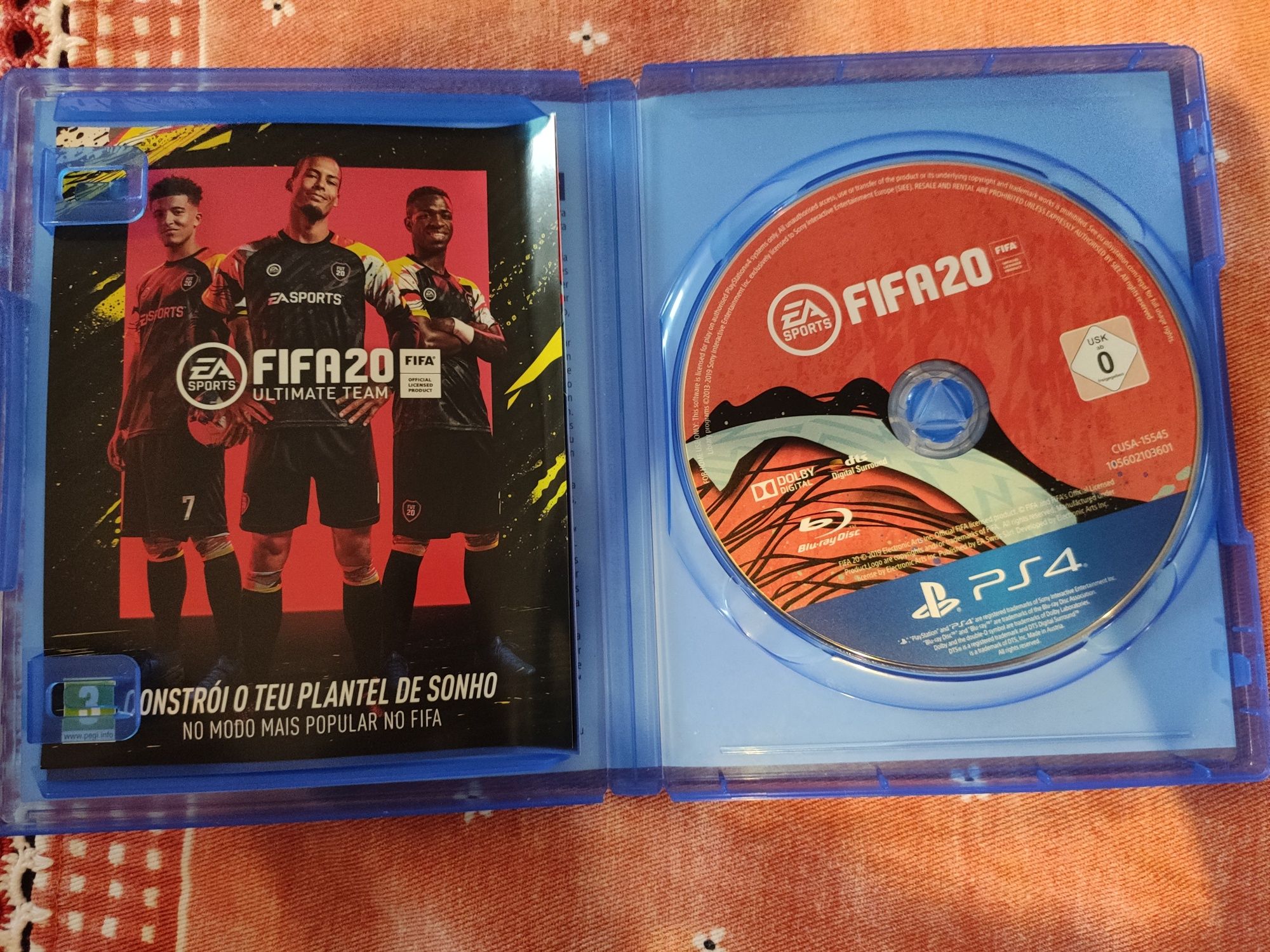 FIFA 20 PS4 - como novo, em excelente estado.
Faço negócio em mãos zon