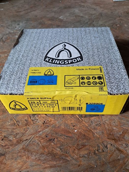 Tarcze klingspor 50 sztuk