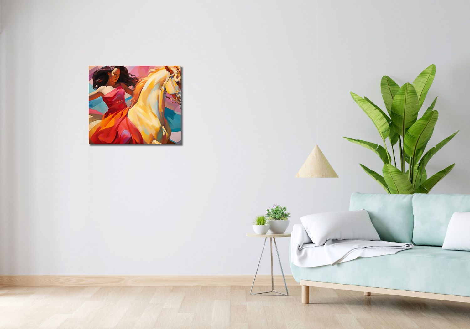Obraz 60x50cm Taniec na Wietrznym Koniu
