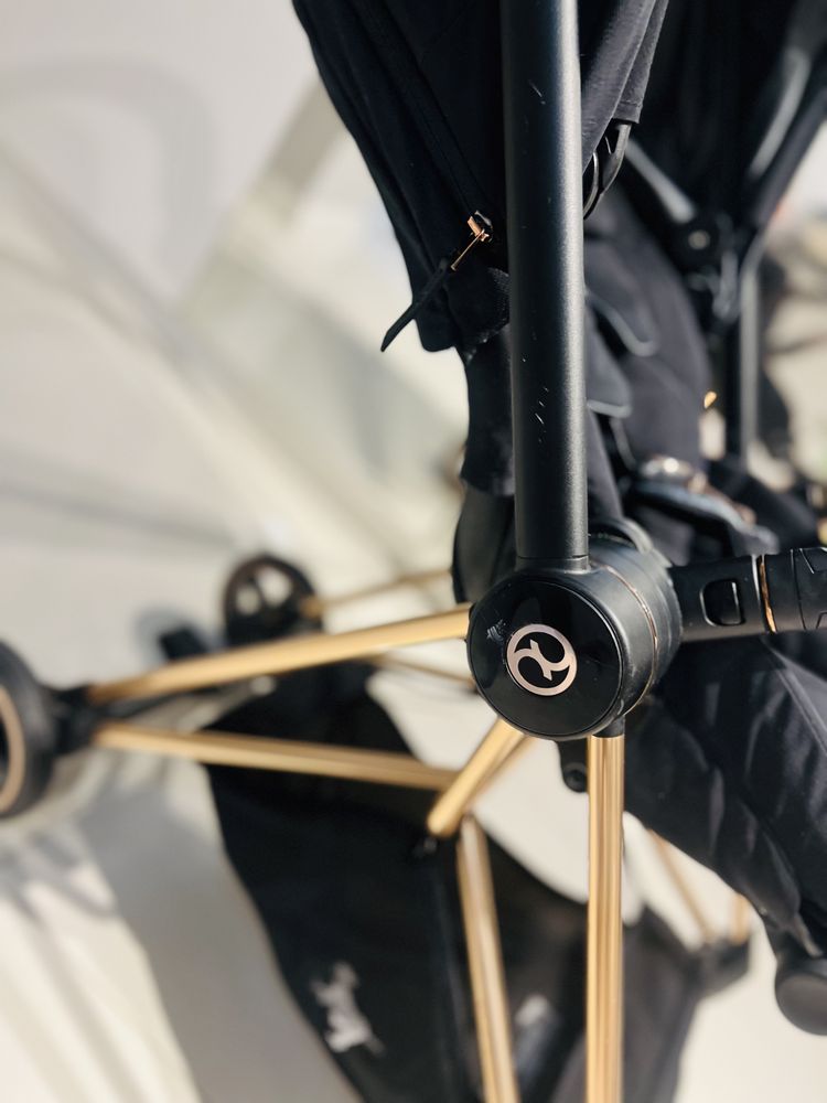 Wózek cybex mios 2.0 rose gold black deep