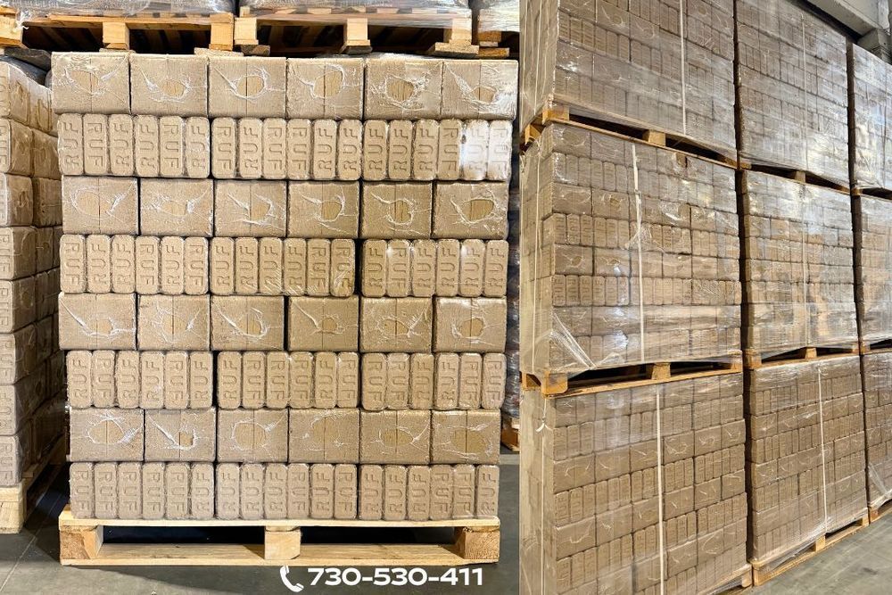 Brykiet drzewny RUF kostka, DOSTAWA GRATIS