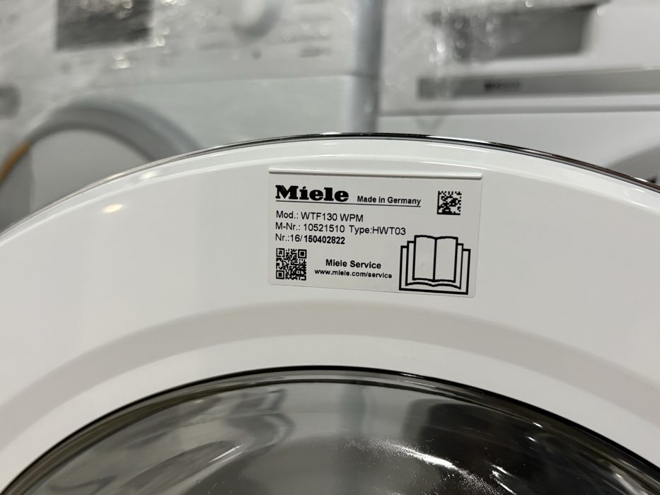 Прально-сушильна машина Miele WTF 130 WPM – 7 кг/4 кг, 1600 об/хв,