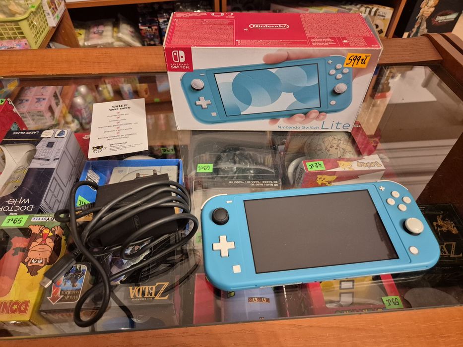 Nintendo Switch Lite niebieska turkusowa Używana Gwarancja Kraków