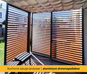 Lamele tarasowe aluminiowe niemalowane - Altany, Pergole