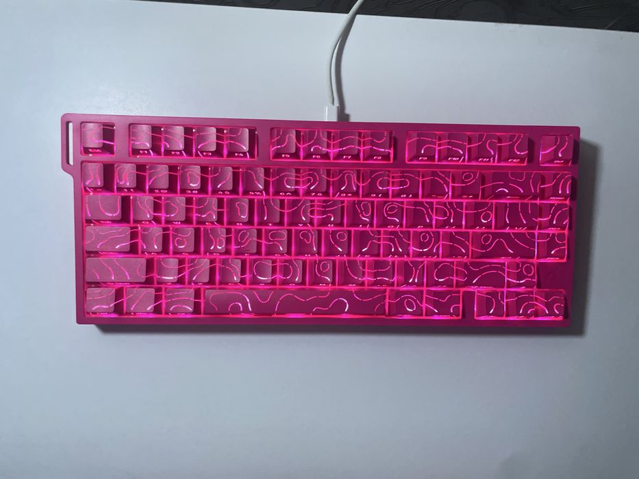 Attack Shark R82 HE Pink Магнитная Клавиатура