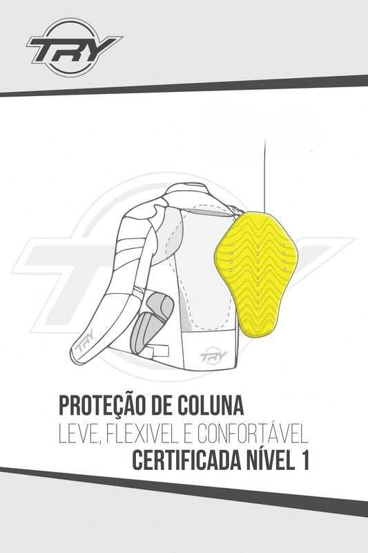 Blusão motard TRY CESAR