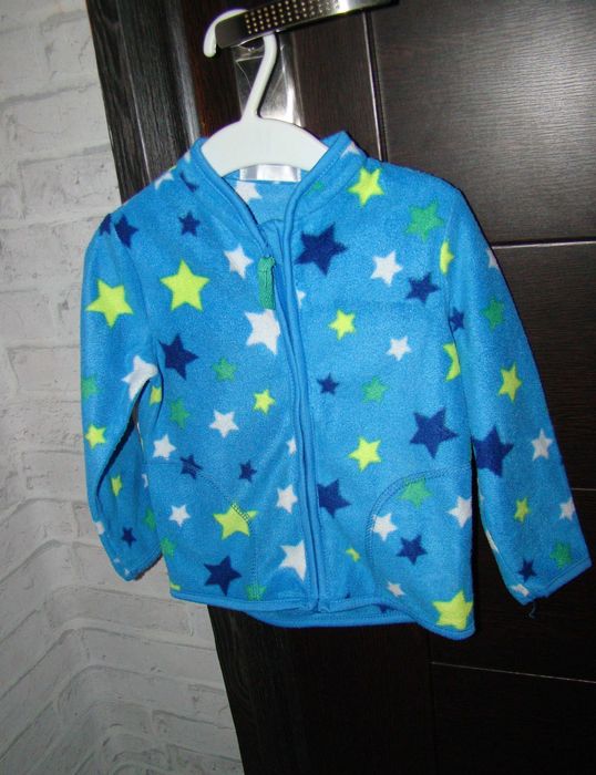 Śliczny ciepły polarek dla chłopca roz 86