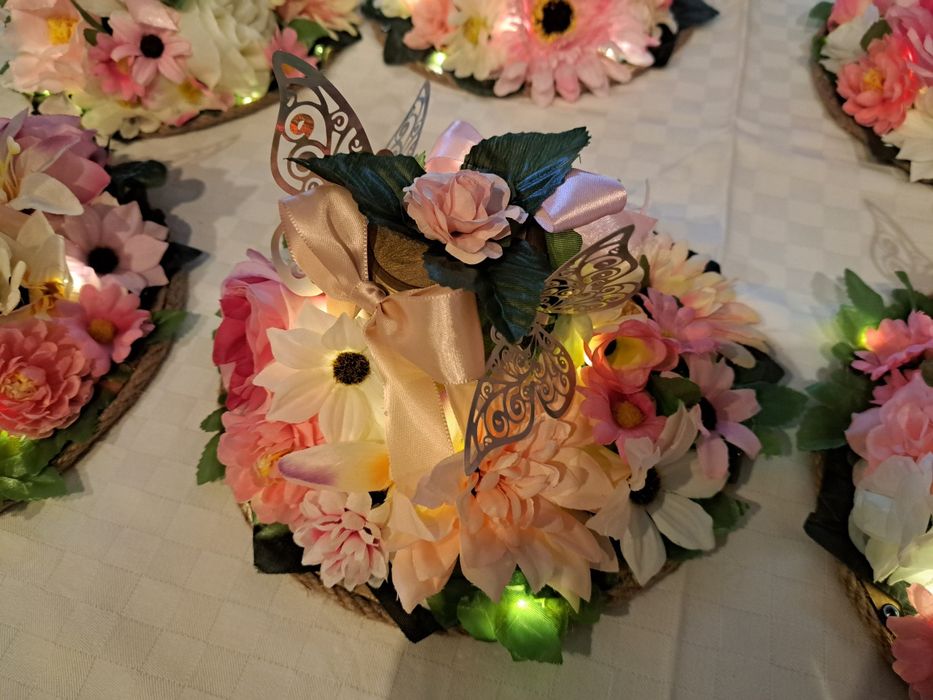 Centros de mesa artesanais
