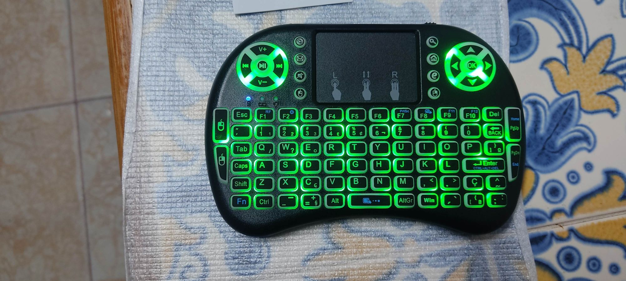 Air mouse com bateria