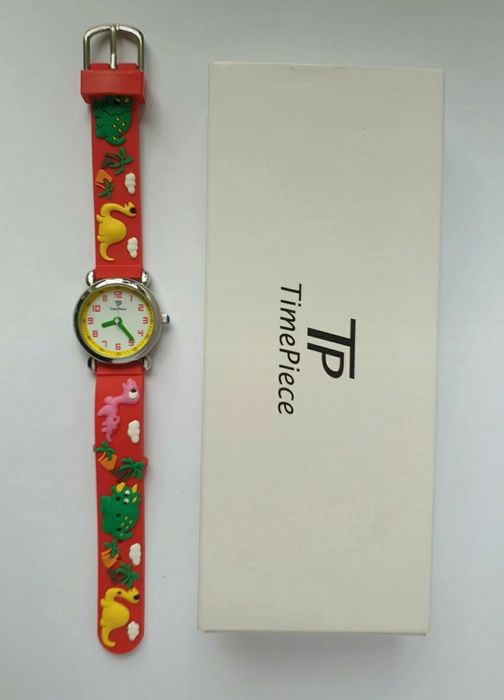 Zegarek TP Time Piece dla dziecka dinozaury kwarc