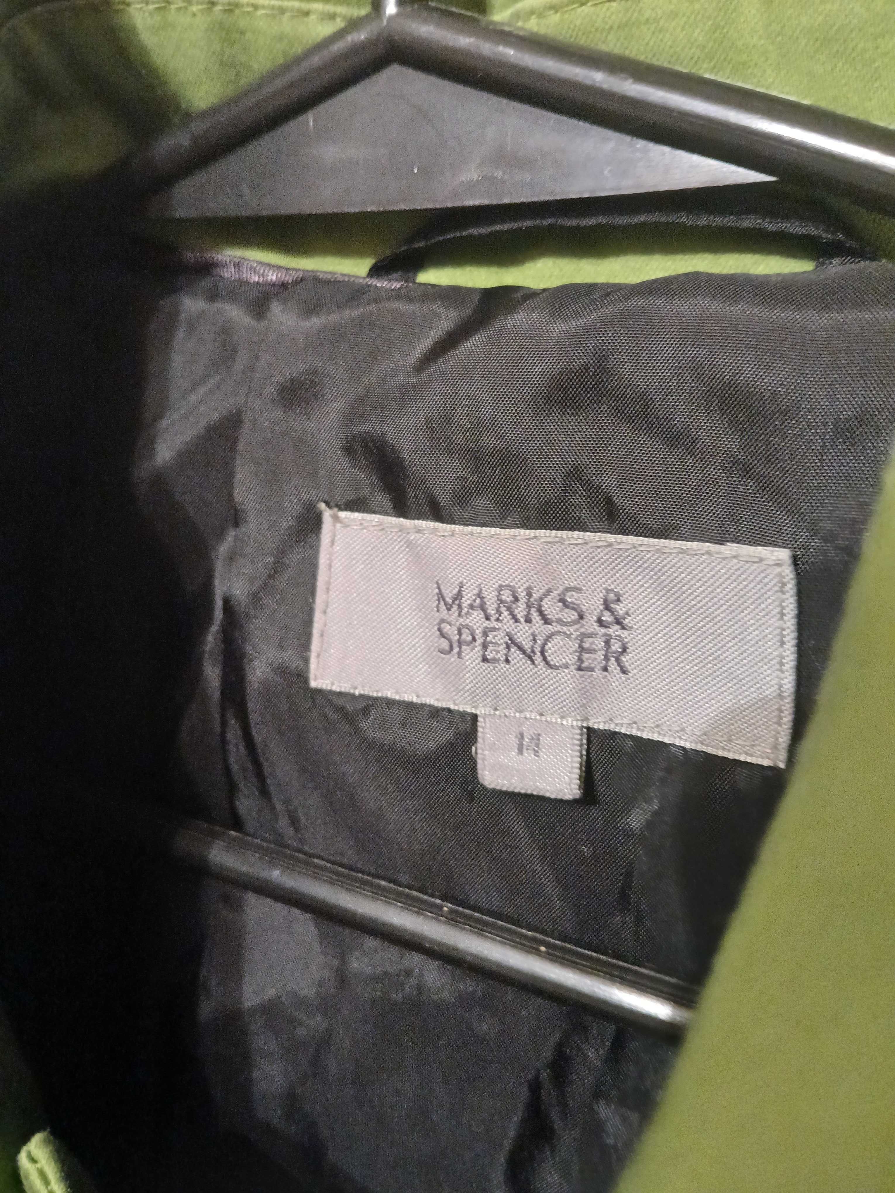 Kurtka damska zielona limonkowa, rozm. XL, firma Marks & Spencer