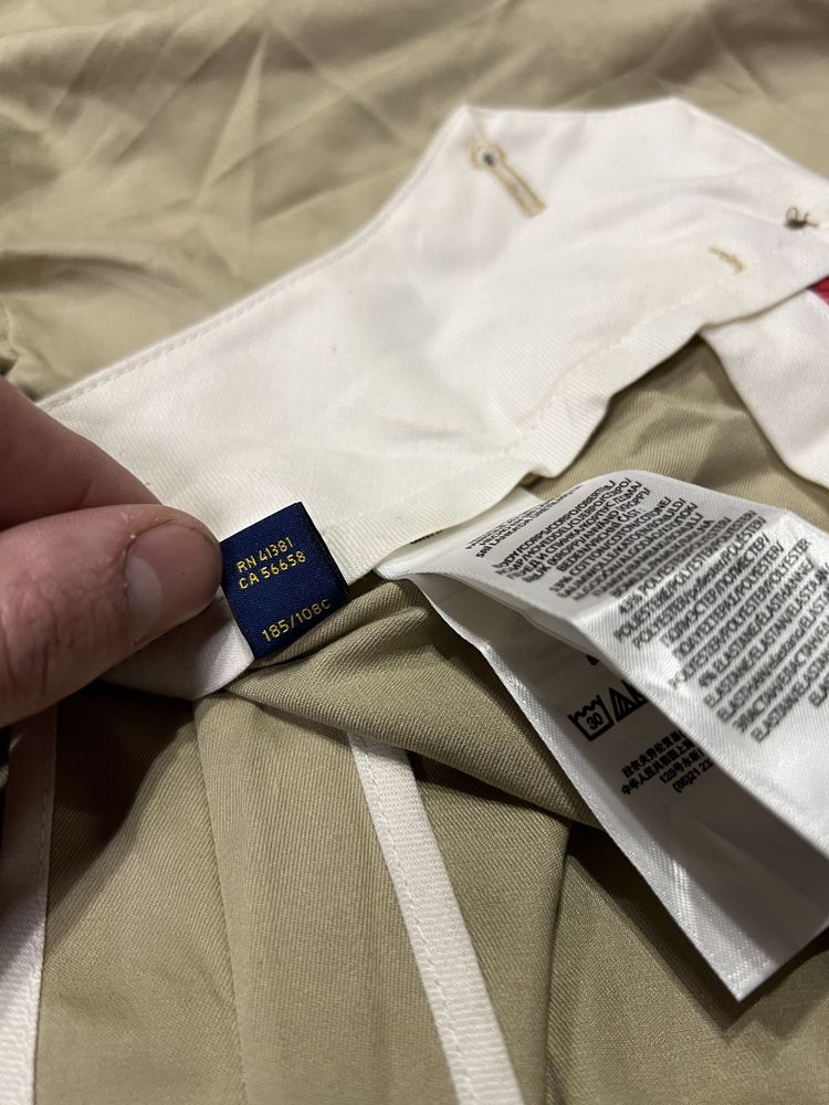 Шорти оригінал Polo Ralph Lauren нові casual класичні чоловічі 42 беж