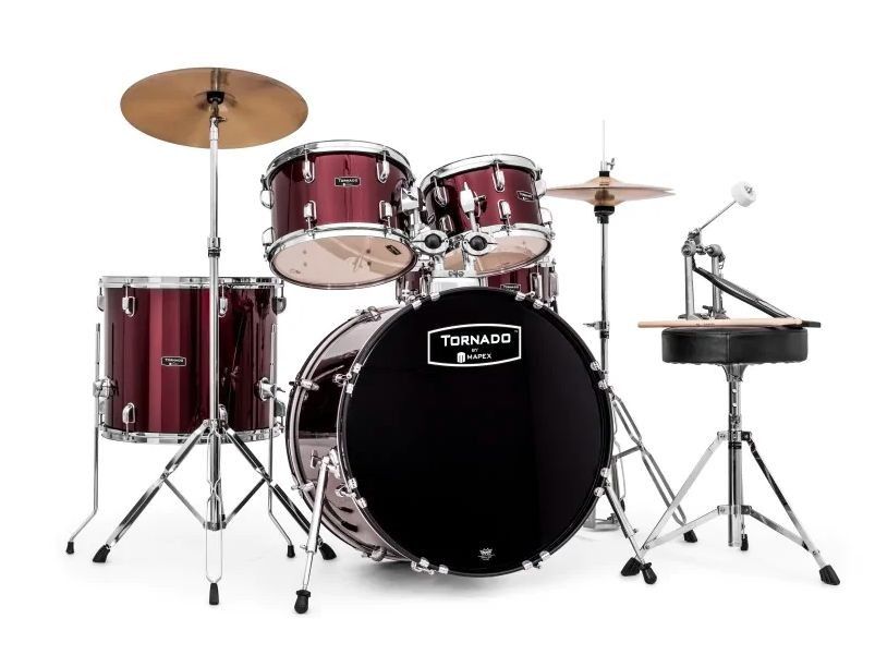 Mapex Tornado perkusja 22" Rock Fusion + hardware i talerze