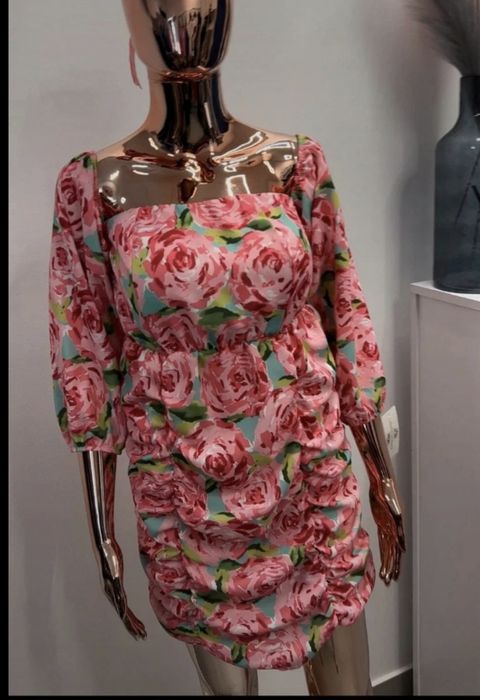 Sukienka hiszpanka w kwiaty NOWA