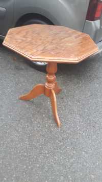 Stolik kawowy na jednej nodze krzesła metalowe Tulipan taboret