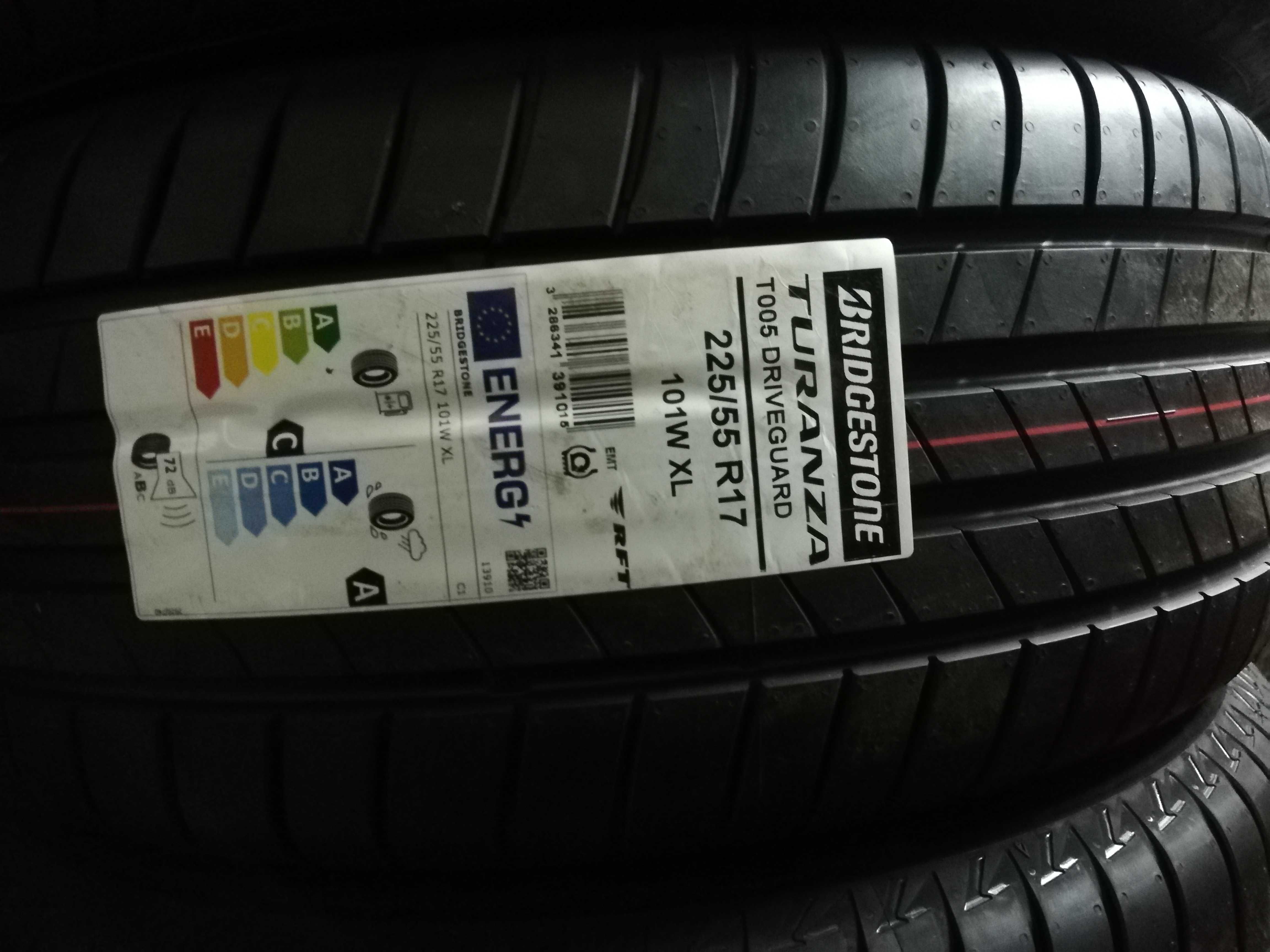 opony 225/55-17 XL 101 W Bridgestone T005 Driveguard  RUN ON FLAT