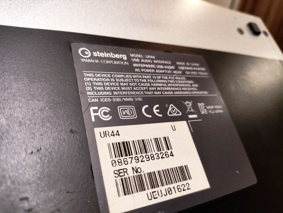 Звукова карта Steinberg Yamaha UR44