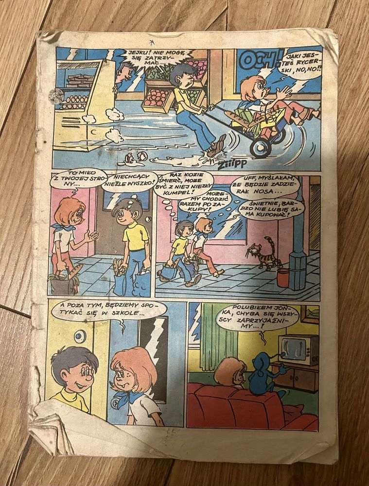 Stary komiks lata prl