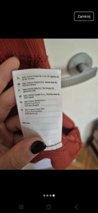 Sukienka midi z wiskozy