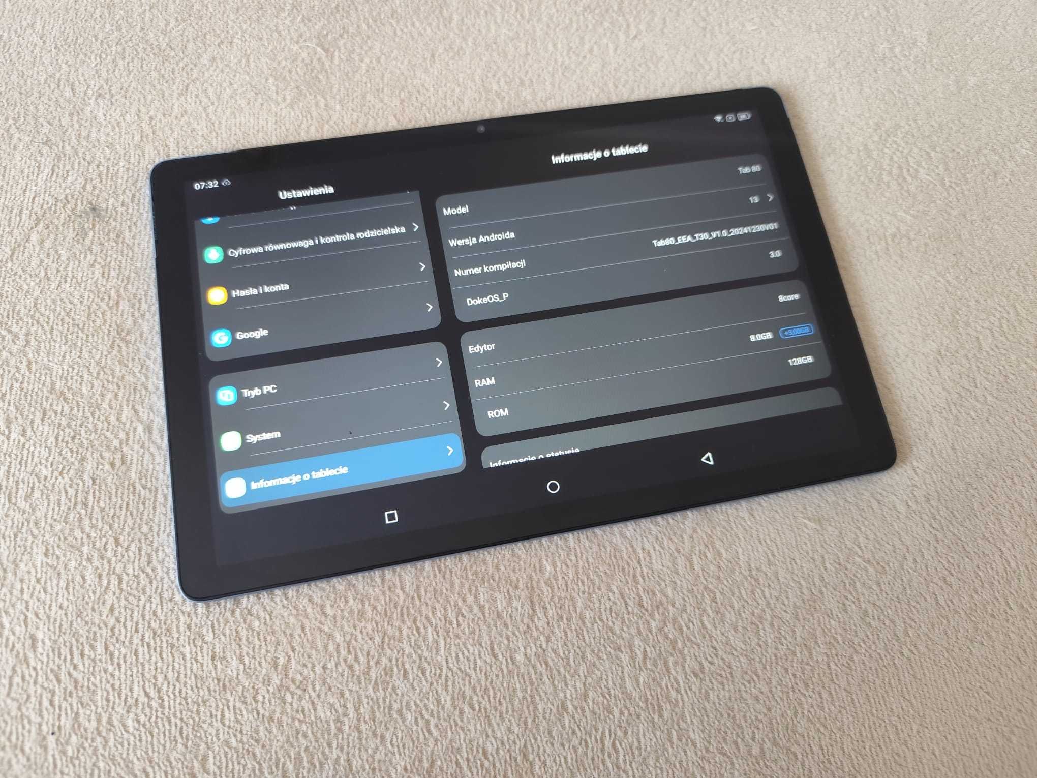 Blackview TAB 80 10.1 8/128GB LTE + apki nawigacyjne / NAVI Białczak