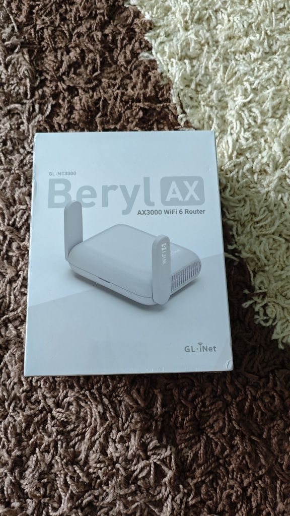 Router GL-MT3000 Beryl AX Wi-Fi 6 openwrt nowy