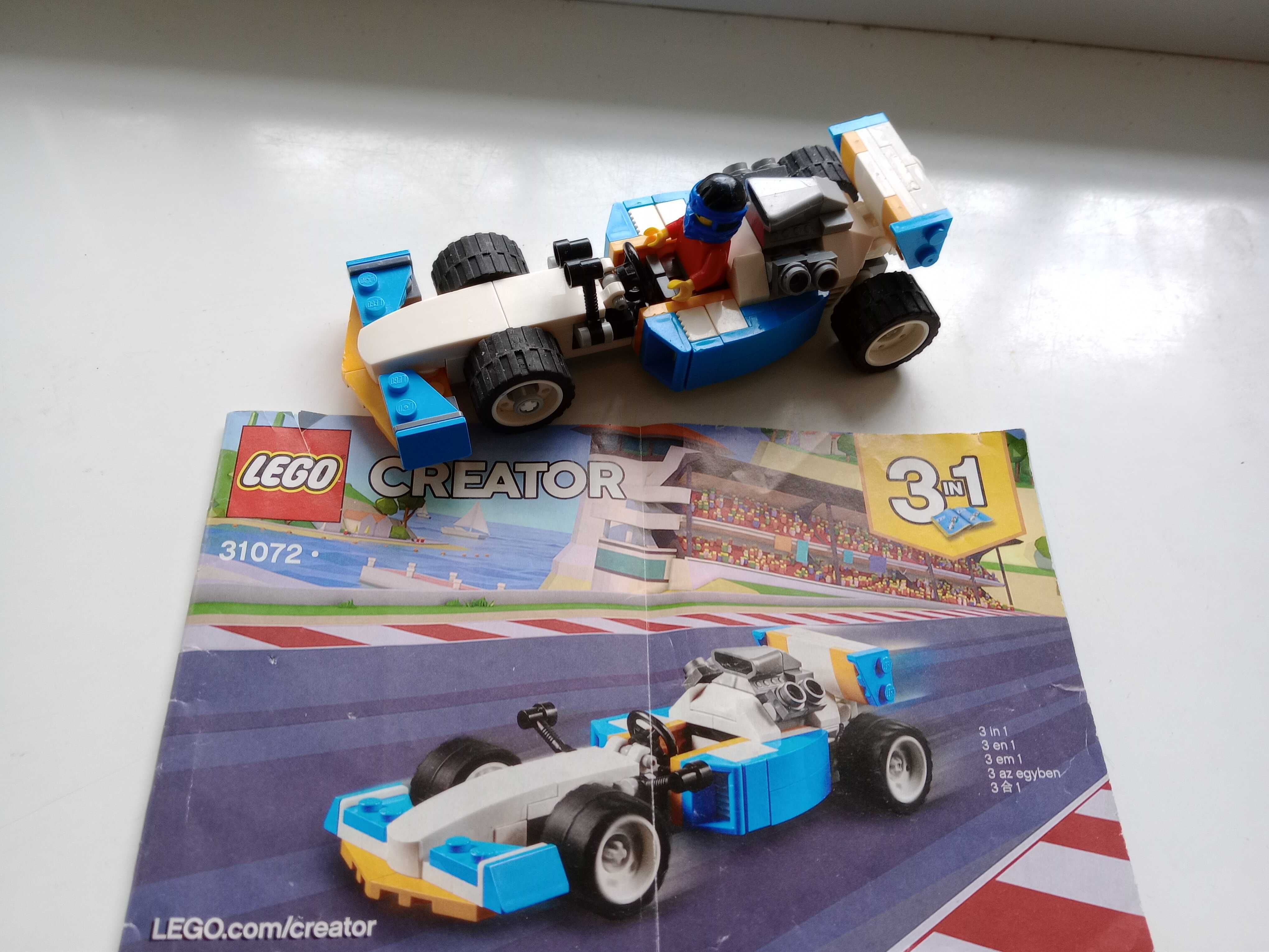 Конструктор Lego Creator 31072 3 в 1 гонка формула 1 + фигурка гонщика