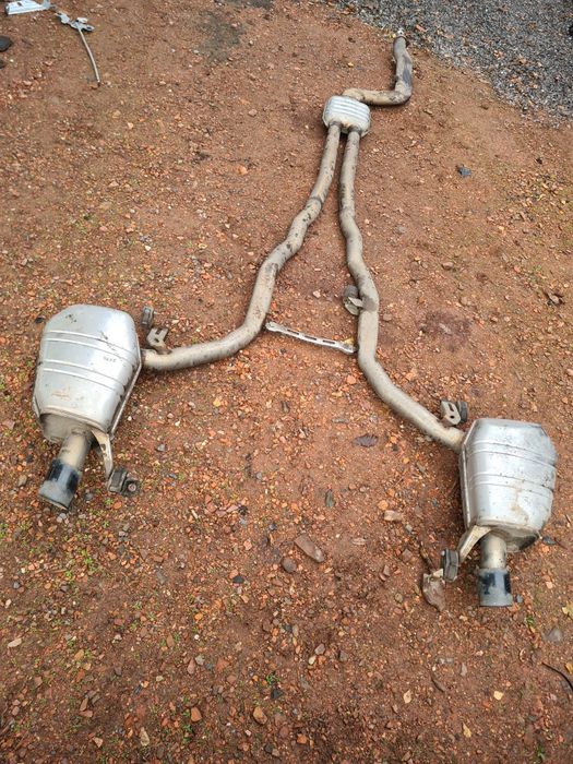 Kompletny układ wydechowy podwójny tłumik BMW F10 F11 535D