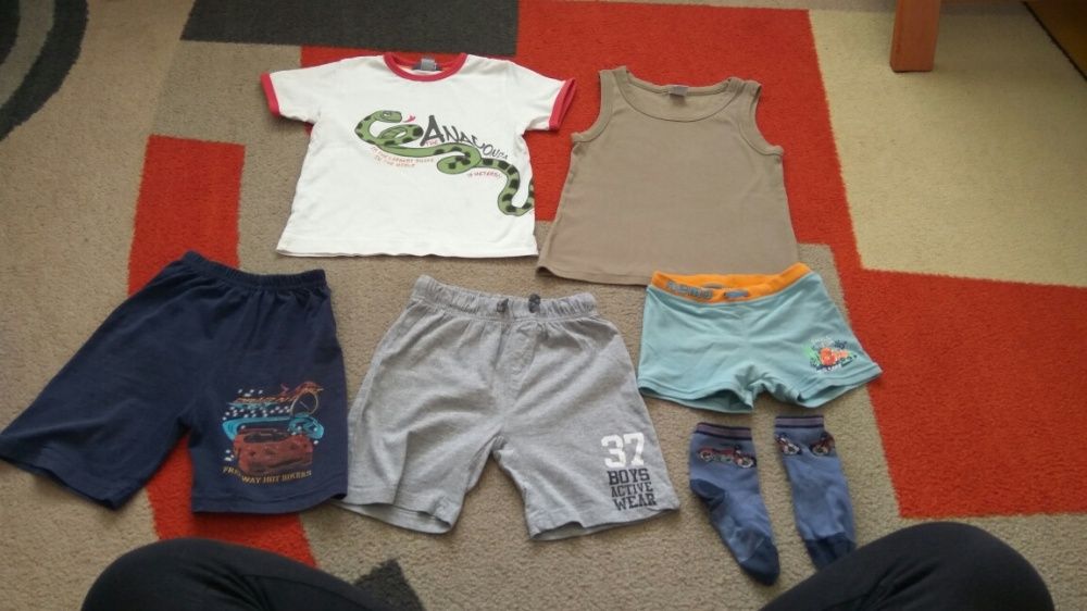 Zestaw ubranek na lato dla chłopca - rozmiar 104