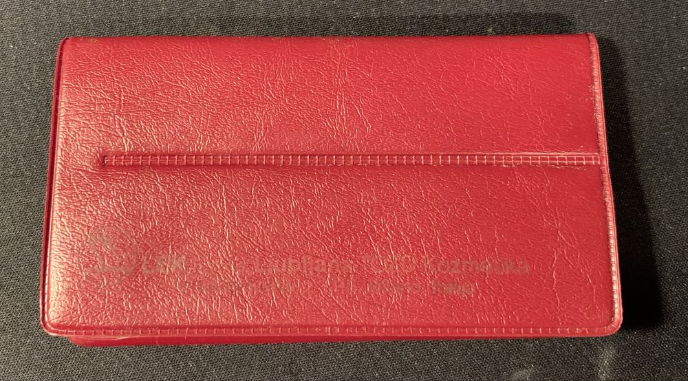 Termometr foliowy test temperatury, vintage medyczny, kolekcjonerski