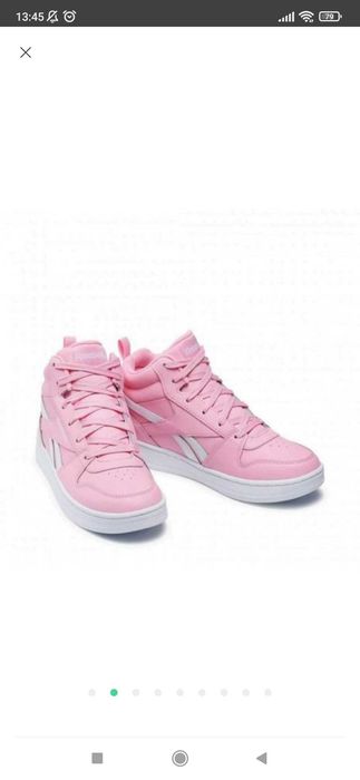 Високі кросівки для дівчинки Reebok дуже легенькі і зручні!