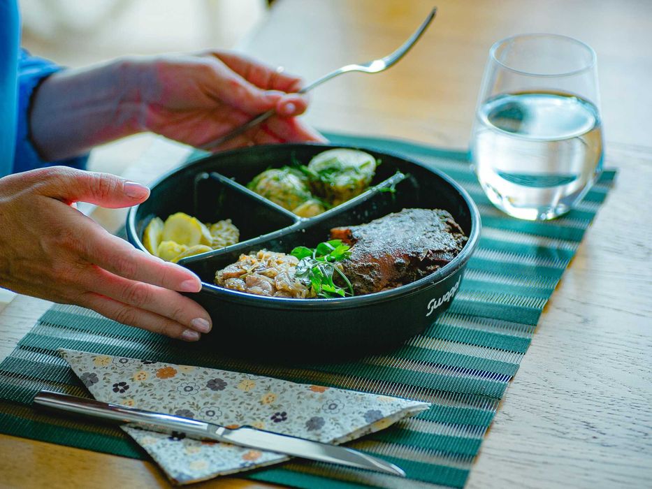 Zestaw 10× Lunch Box Mepal Pro (250/250/500 ml, Nordic Black)