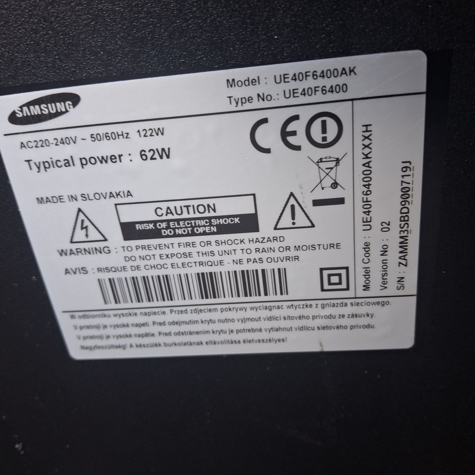 Samsung 40" Smart TV WiFi,  телевізор