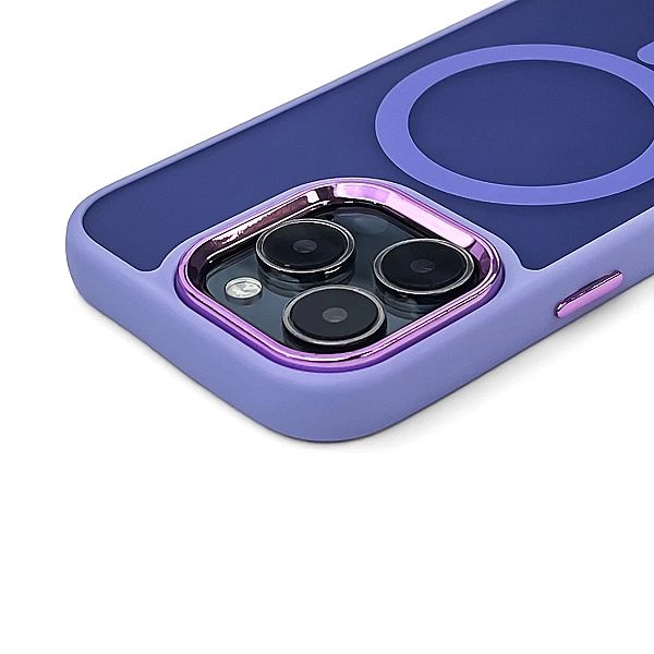 Etui Wozinsky Fashion Case z MagSafe na Samsung Galaxy S24 FE - fiolet