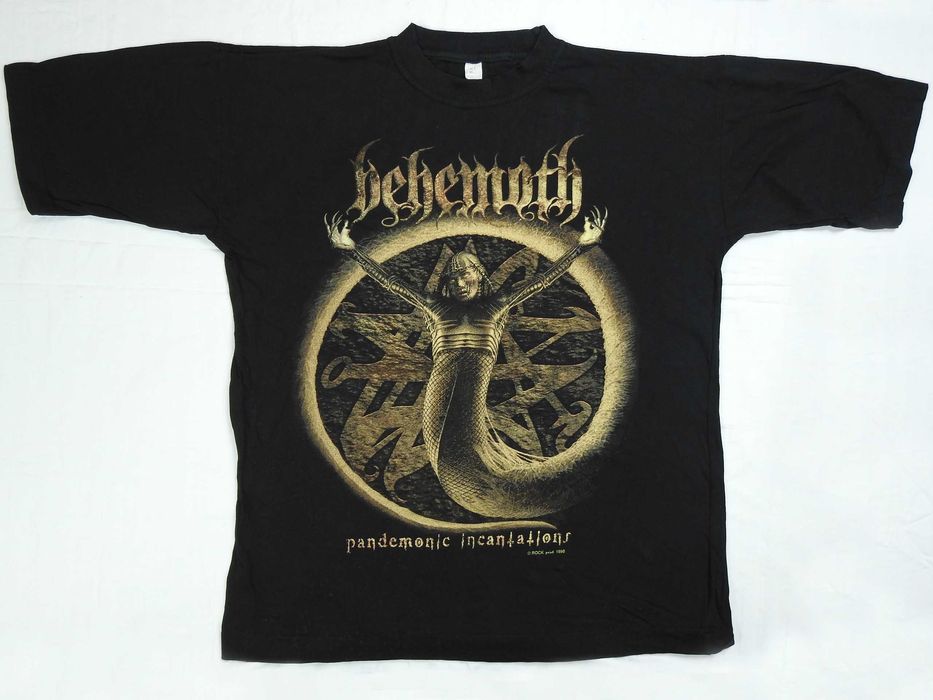 pierwszy t-shirt BEHEMOTH "Pandemonic Incantations" z roku 1998 - XL