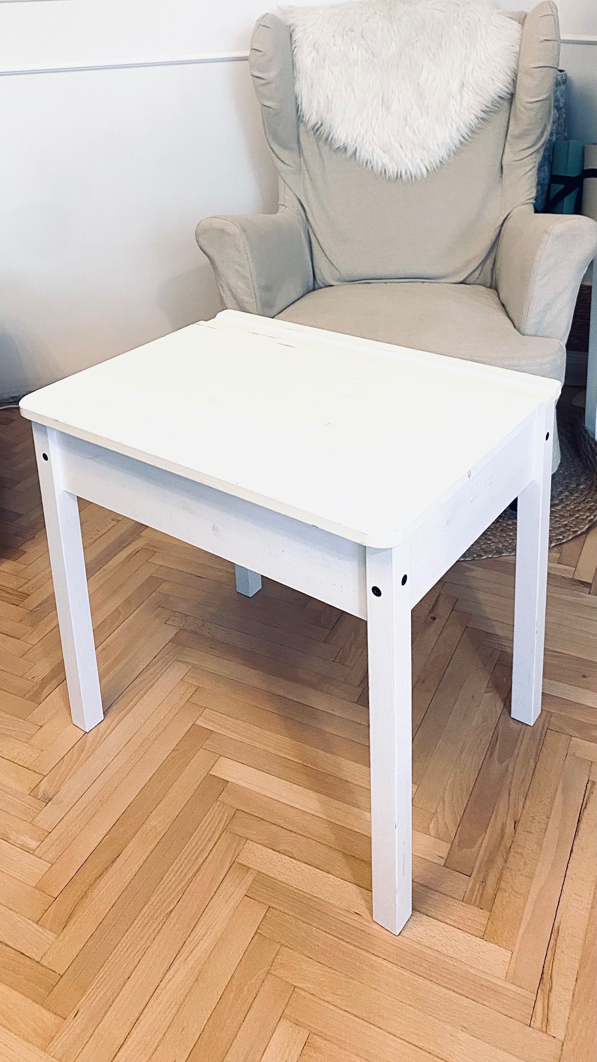 Stolik Sundvik Biurko dla dziecka, biały, 60x45 cm