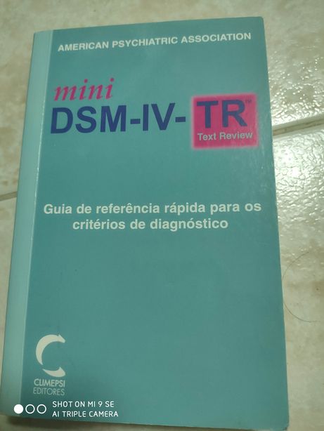 Mini DSM IV Psiquiatria Psicologia Diagnóstico