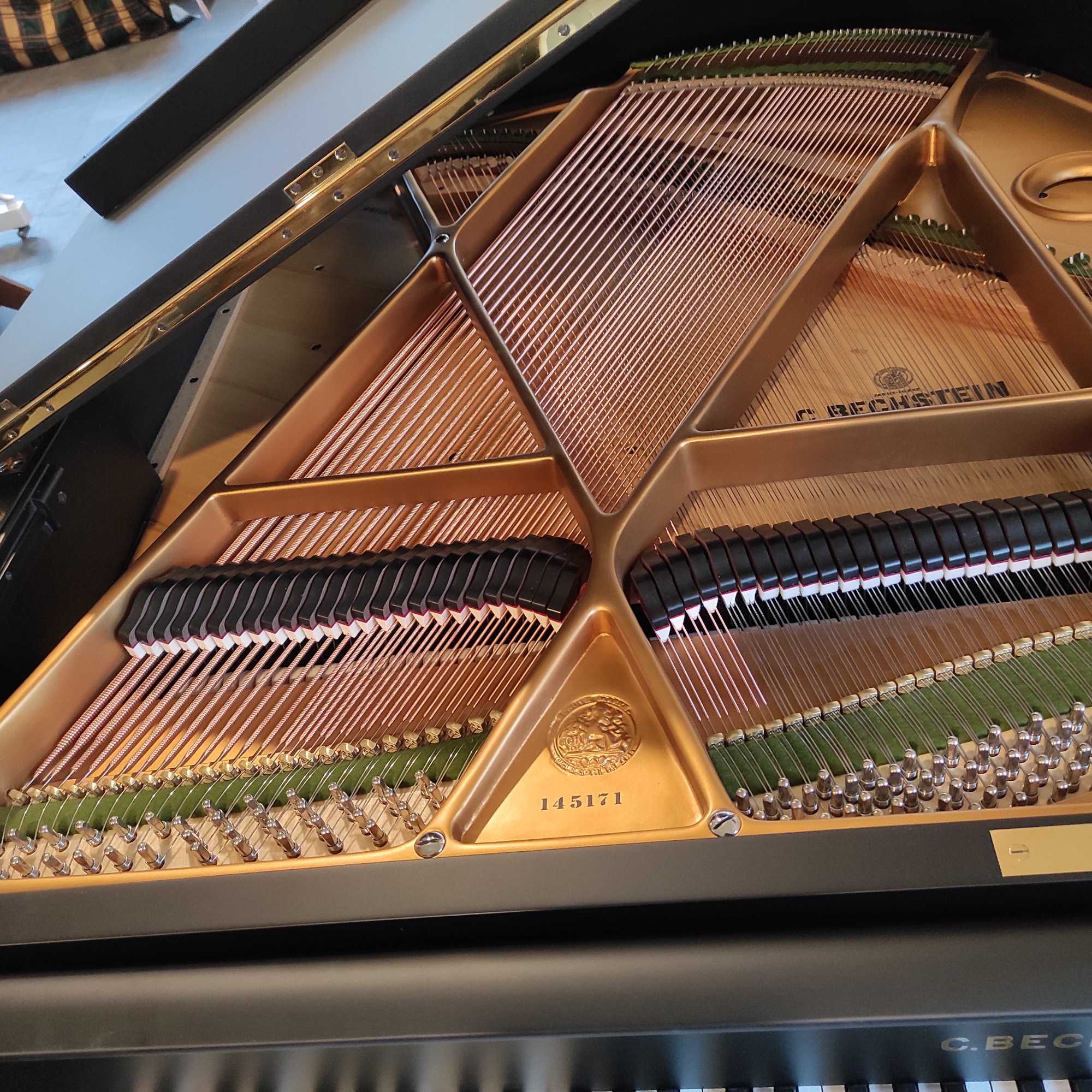 Fortepian C. Bechstein mod 140 po gruntownej renowacji, czarny