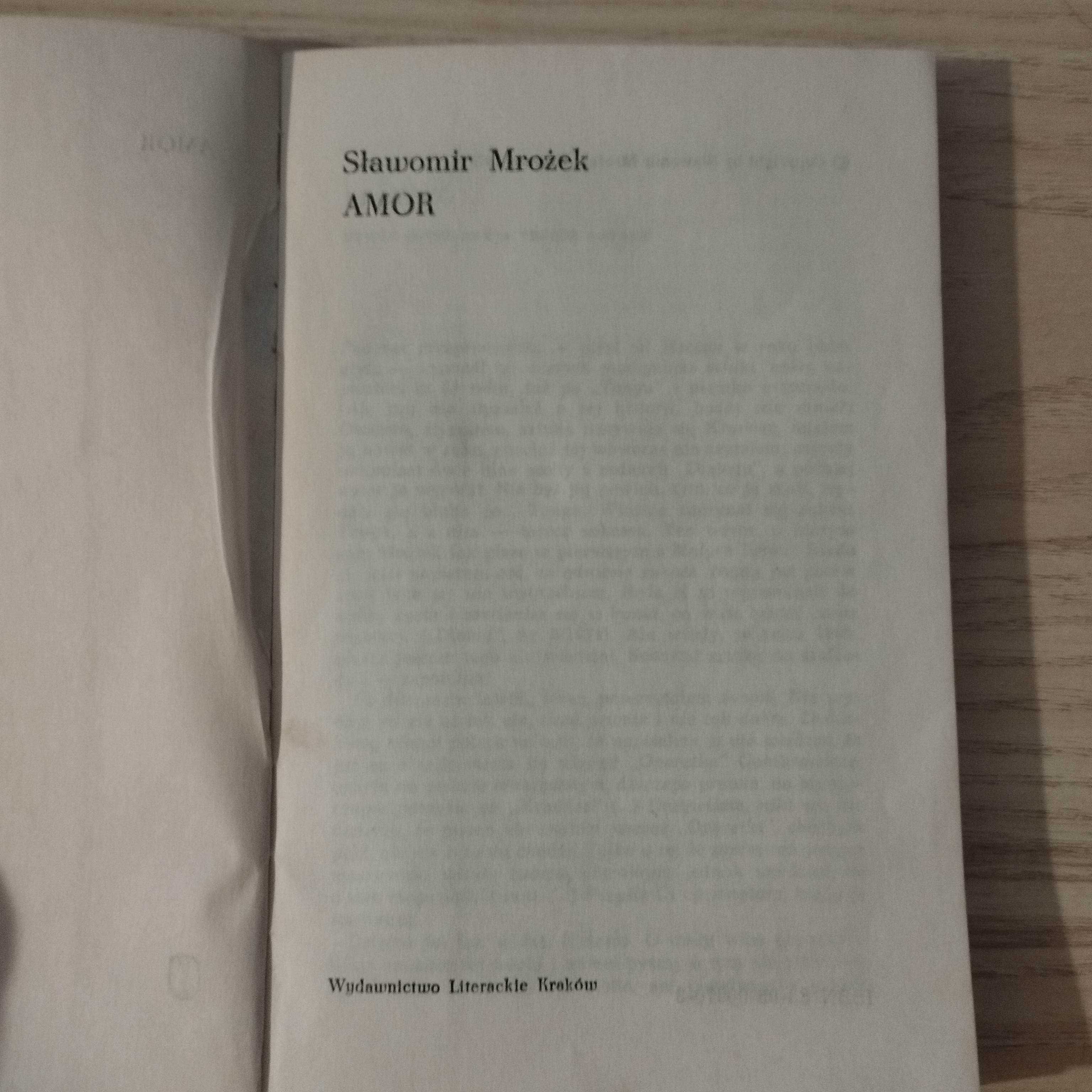 Amor Sławomir Mrożek 1979 Wydanie 1