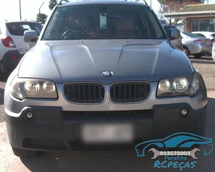 Frente Completa BMW X3 E83 - 2.0 D | Pre LCI - Parachoques | Guarda Lamas | Óticas | Capot | Farol | Reforço | Fibra | Radiador | Termoventilador
