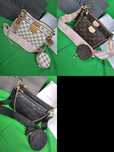 Torba damska 3w1 torebka louis vuitton nowa kratka