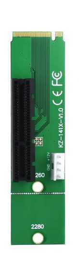 перехідник NGFF M2 M.2 to PCI-E 4x 1x через Райзер Riser адаптер