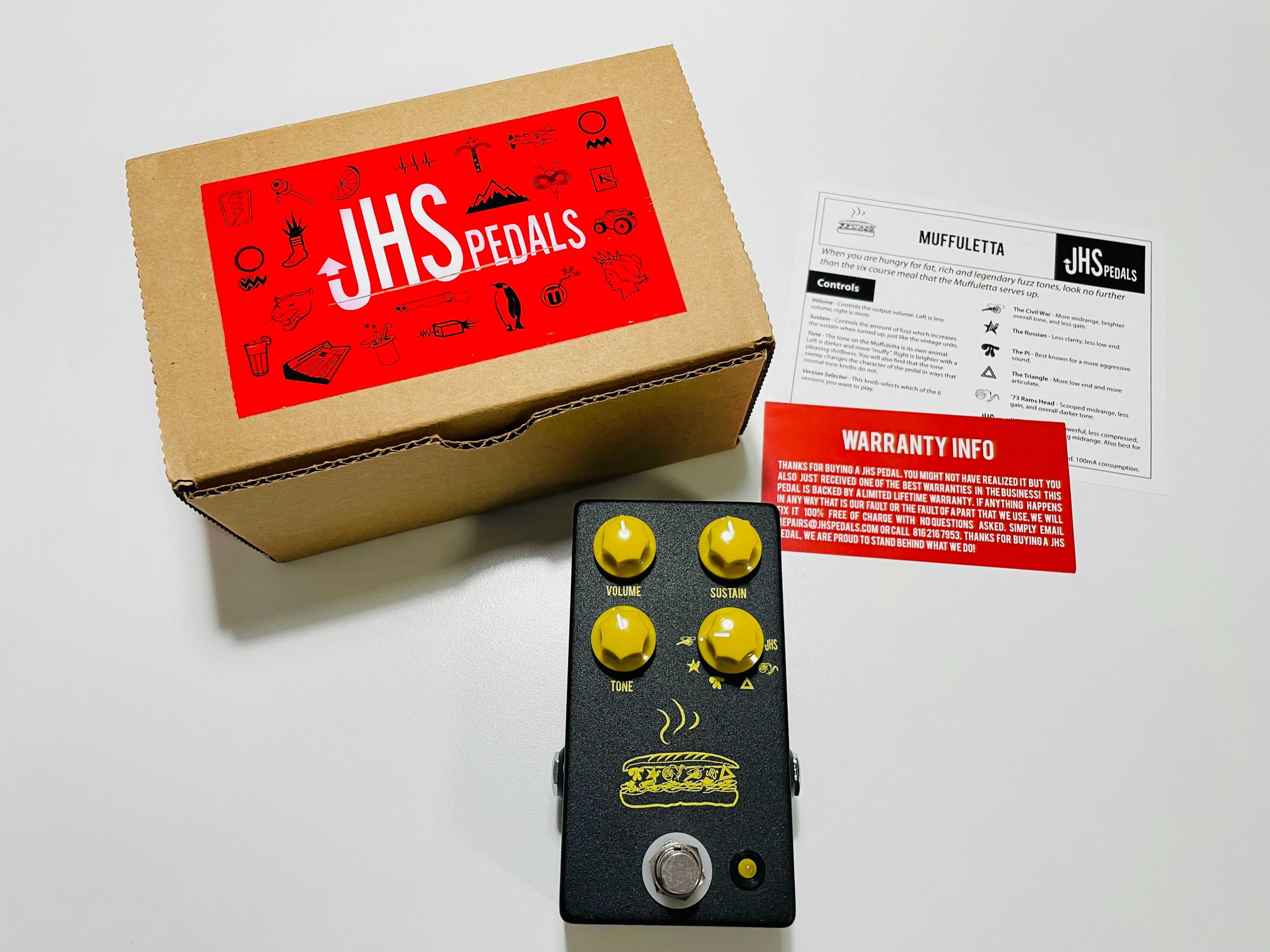 Фуз JHS Muffuletta (не MXR, Zvex, EarthQuaker Devices)