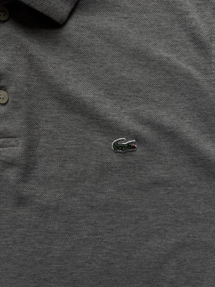 Koszulka Polo Lacoste Szara Luxury Trendy Viral
