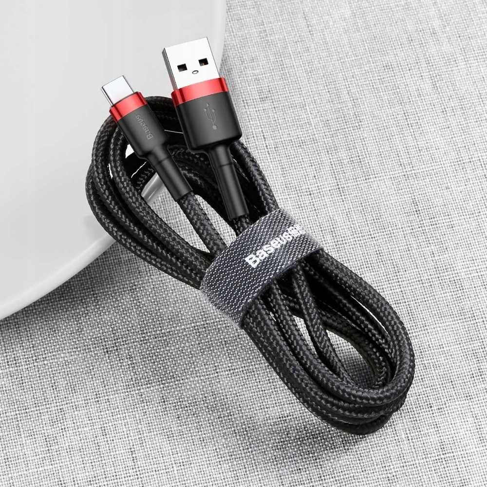 BASEUS Kabel USB - USB C Długi 2m  Oplot 2A