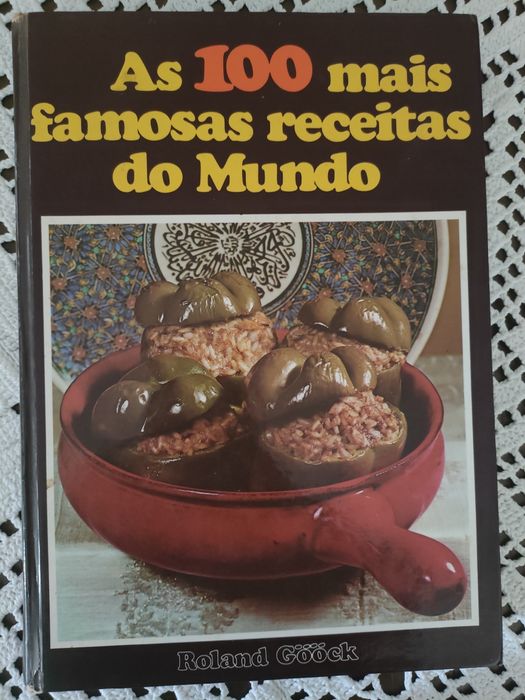 Livro "As 100 mais famosas receitas do Mundo"