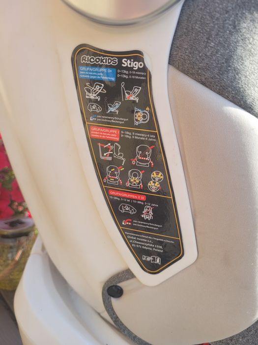 Fotelik do auta 0-36 dla dziecka