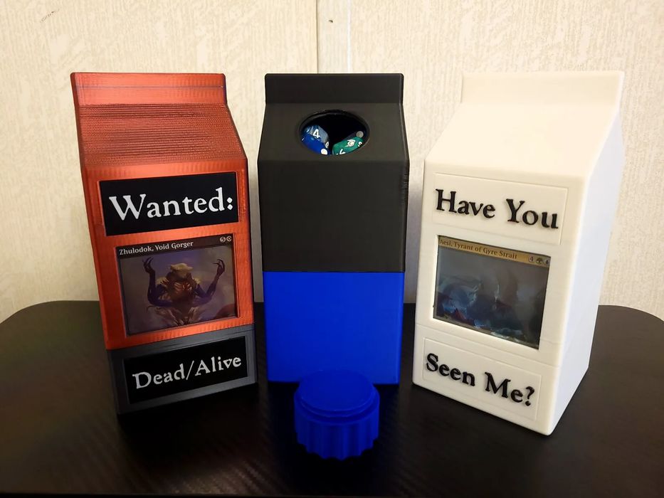 Caixa de Baralho MTG MilkBox DeckBox (Versão 2 com Arrumação!)