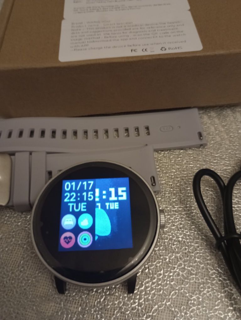Smartwatch T51 szary